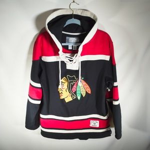 Chicago Blackhawks Jersey Sweatshirt Hoodie M